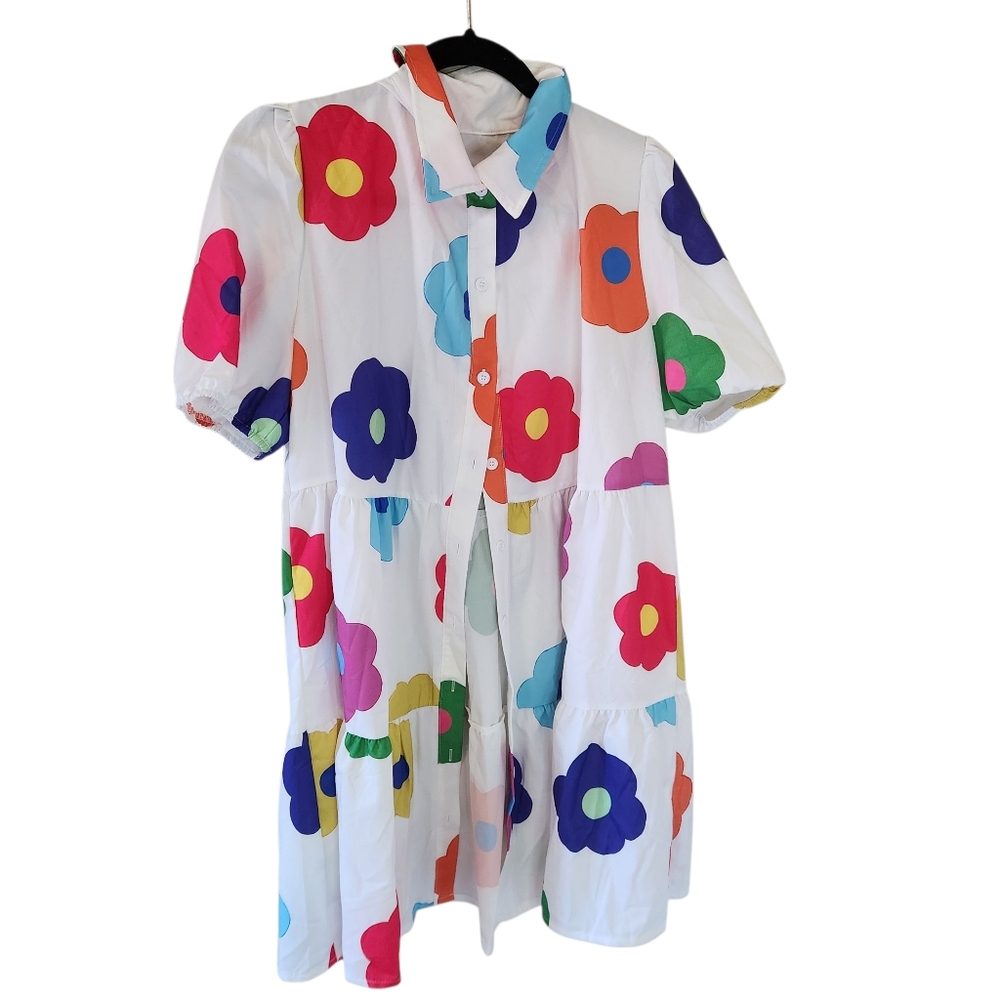 SHEIN Multicolor Floral Blouse/Tunic